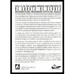 2012 In The Game Heroes and Prospects He Shoots He Scores Points #7