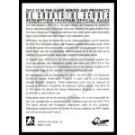 2012 In The Game Heroes and Prospects He Shoots He Scores Points #11 Bobby Bauer