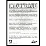 2012 In The Game Heroes and Prospects He Shoots He Scores Points #12