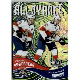   2020 Skybox Metal Universe Alloyance  #AL-2 Aleksander Barkov/Jonathan Huberdeau
