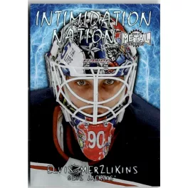   2020 Skybox Metal Universe Intimidation Nation  #IN-22 Elvis Merzlikins