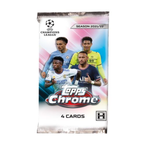 2021-22 Topps Chrome UEFA Champions League Collection Soccer Hobby csomag