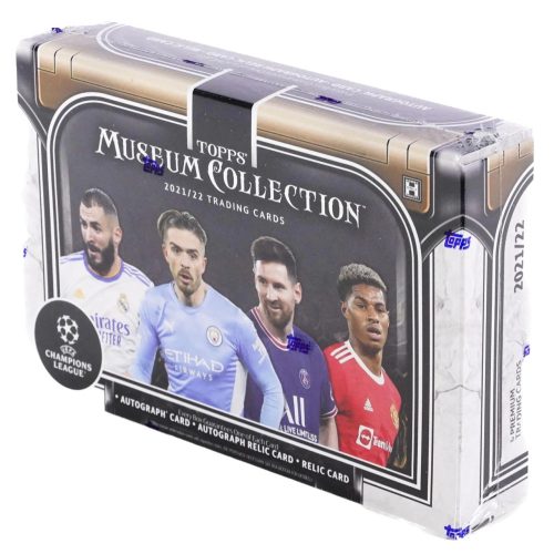 2021-22 Topps Museum Collection Champions League Soccer Hobby doboz