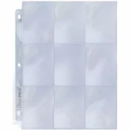 Ultra Pro Silver Series 9-pocket pages, 11-holes (25 pages)