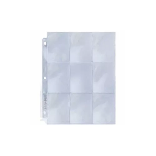 Ultra Pro Silver Series 9-pocket pages, 11-holes (25 pages)