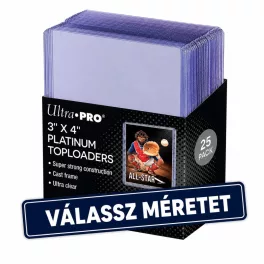Ultra Pro Toploader - VÁLASSZ MÉRETET
