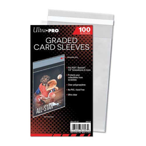 Ultra Pro visszazárható védőtasak bevizsgált kártyákhoz (PSA, Beckett) - 100db/csomag