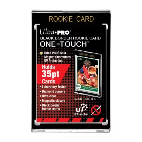 Ultra Pro UV One Touch mágneses tok 35pt ROOKIE - Fekete kerettel