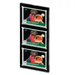 Ultra Pro 35PT 3-Card Black Border UV ONE-TOUCH Magnetic Holder