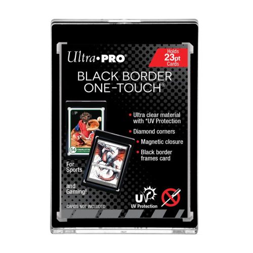 Ultra Pro UV One Touch mágneses tok 23pt - Fekete kerettel