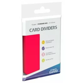 Ultimate Guard Card Divider (10pcs) - Red