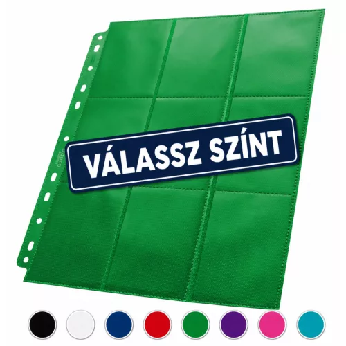 Ultimate Guard 18-zsebes oldaltöltésű lap (1db) - VÁLASSZ SZÍNT