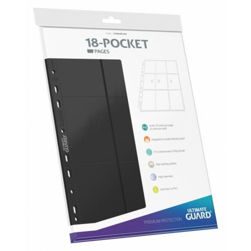 Ultimate Guard 18-Pocket Side-Loading Pages (10) - Black